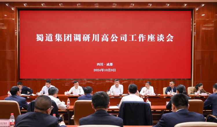 蜀道集團黨委書記、董事長張正紅率隊到川高公司調研